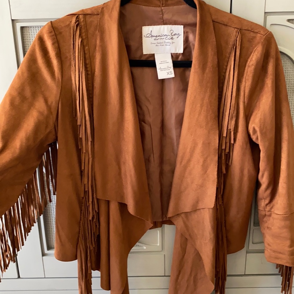American rag fringe jacket